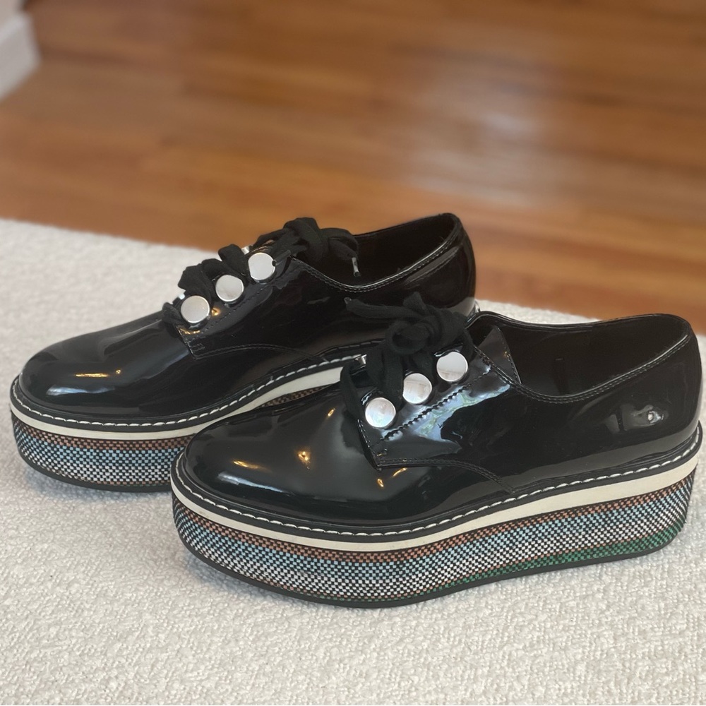 Zara platform Oxford shoes